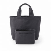 BIGトートバッグ＆インバッグ 001（チャコール）