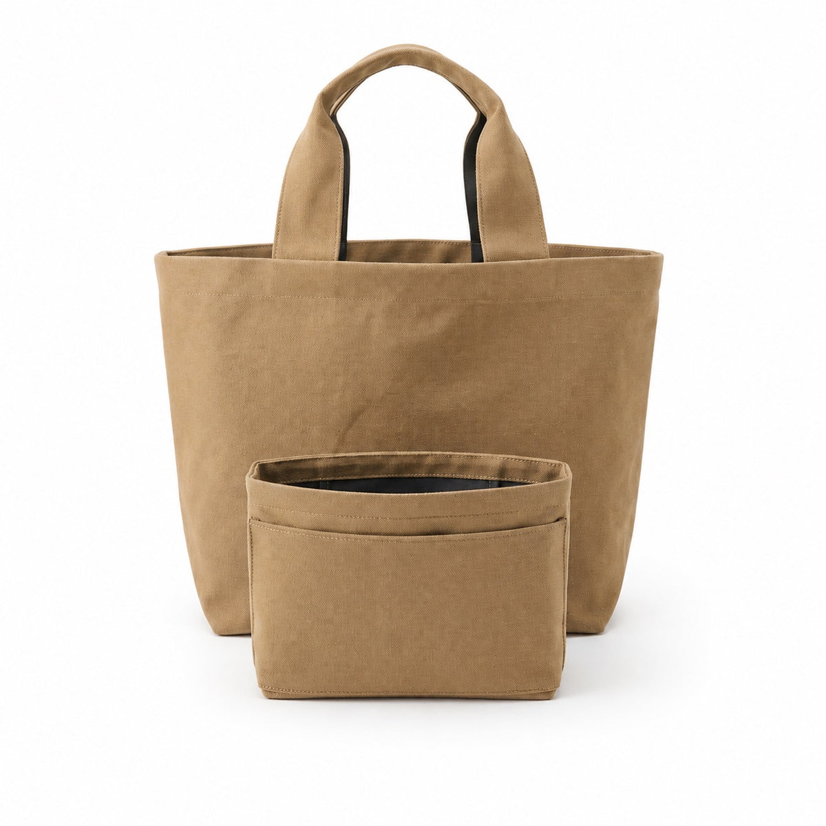 BIGトートバッグ&インバッグ 003（tan）