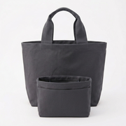 BIGトートバッグ＆インバッグ 001（チャコール）