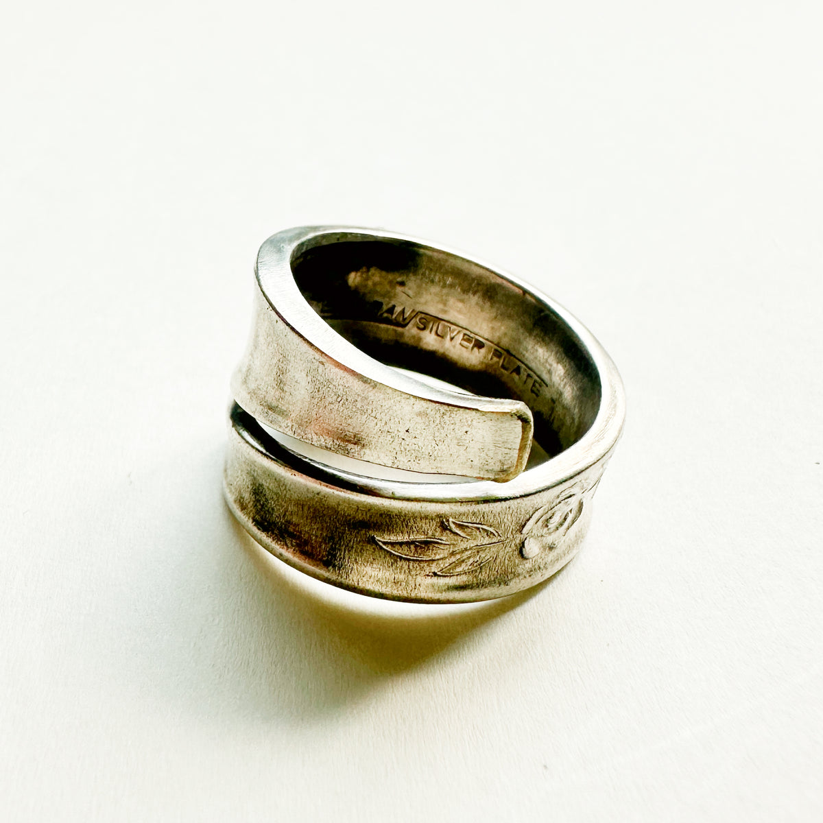 Vintage Spoon Ring 011 | flower pattern【限定1点】