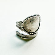 Vintage Spoon Ring 015 | engraved pattern【限定1点】