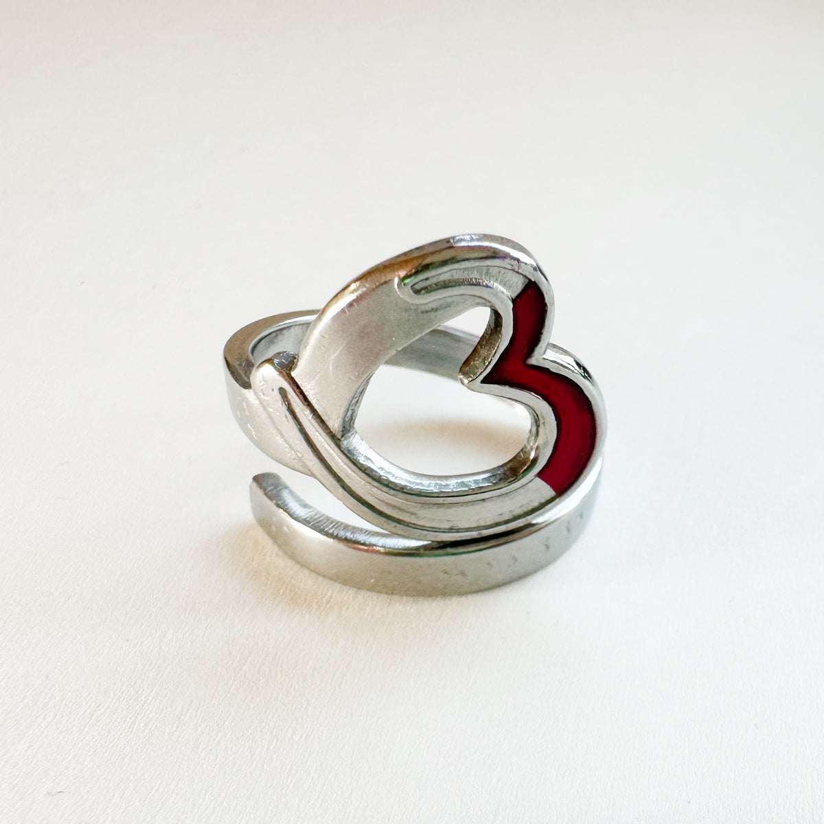 Vintage Spoon Ring 016 | heart pat【限定1点】