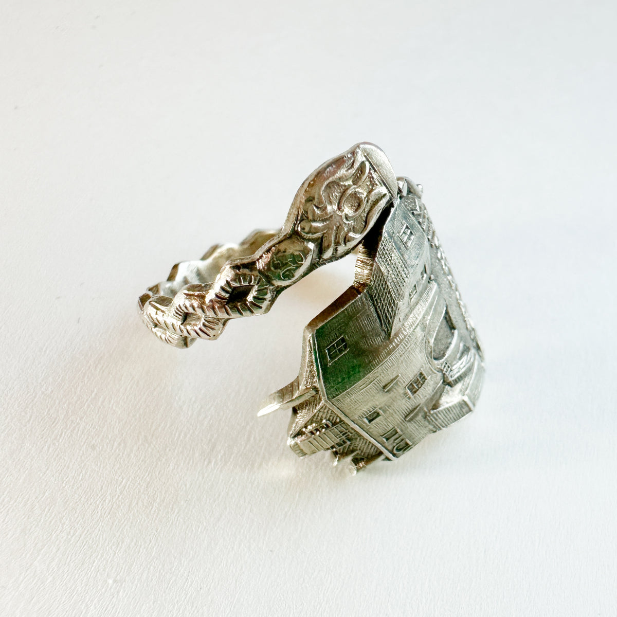 Vintage Spoon Ring 002 | Castle Type【限定1点】