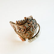 Vintage Spoon Ring 004 | engraved pattern【限定1点】