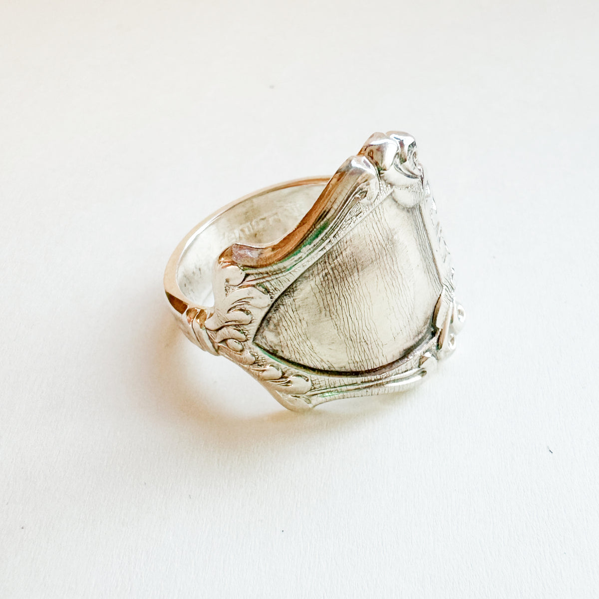 Vintage Spoon Ring 007 | engraved pattern【限定1点】